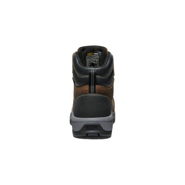 Women's Evanston 6 Waterproof Boot (Carbon Toe) | Bison/Black