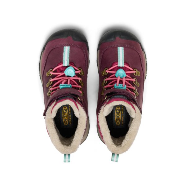 Little Kids' Kanibou Waterproof Winter Boot | Fig/Pink Lemonade