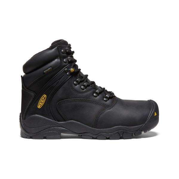 Men's Louisville 6 Waterproof Boot (Steel Toe) | Black