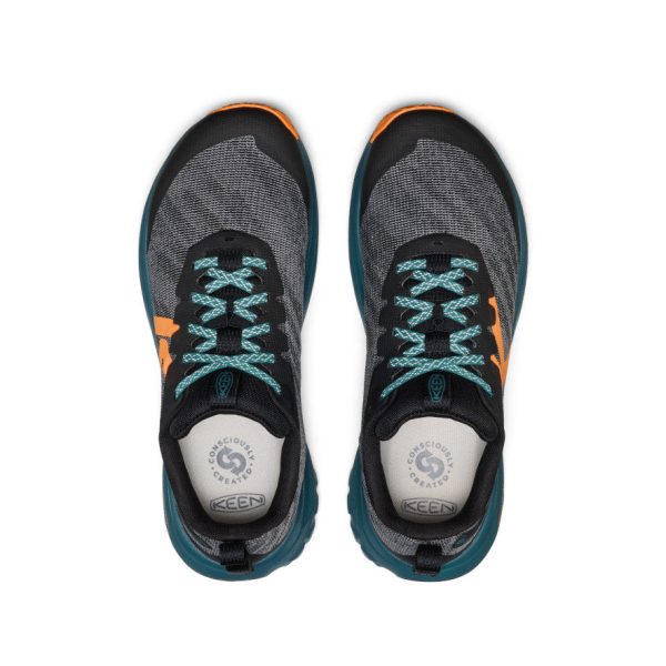Men's Roam Trail Running Shoe | Black/Orange Peel