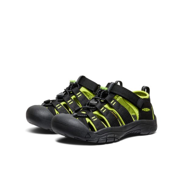 Big Kids' Newport H2 | Black/Lime Green