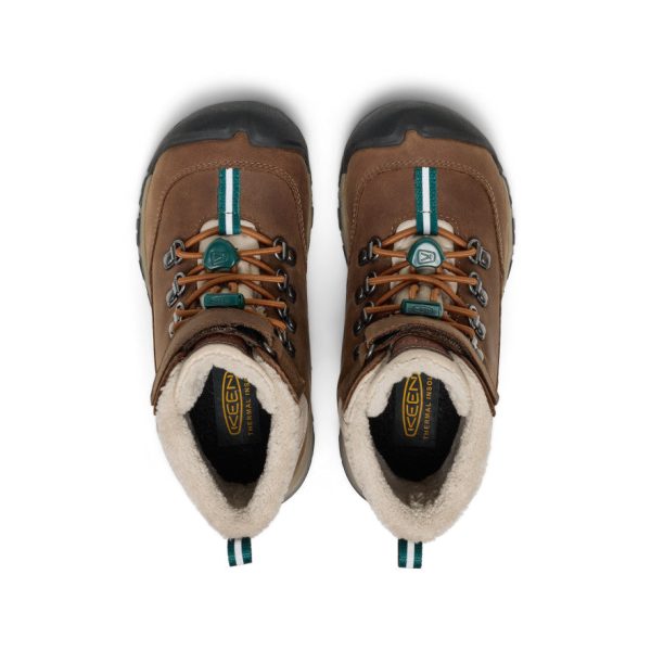 Little Kids' Kanibou Waterproof Winter Boot | Dark Earth/Roasted Pecan
