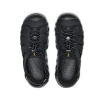 Men's Hyperport Fisherman Leather Sandal  |  Black/Keen Yellow