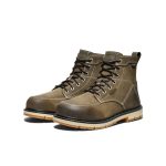 Women's San Jose 6 Waterproof 90° Heel Boot (Aluminum Toe) | Steel Grey/Gum