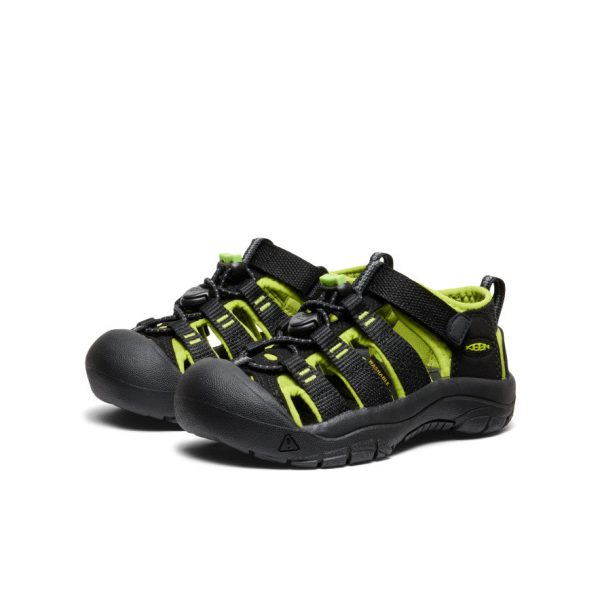 Little Kids' Newport H2 | Black/Lime Green