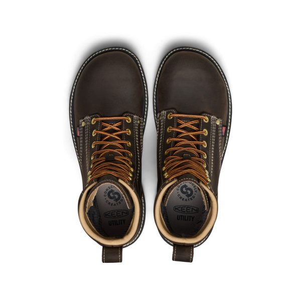 Men's Liberty 8 Waterproof 90?? Heel Boot (Carbon Toe) | Coffee Bean/Black