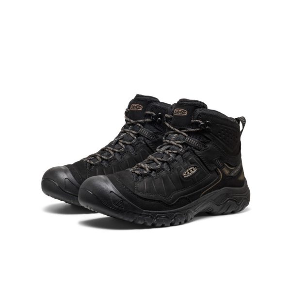 Men's Targhee IV Wide Waterproof Hiking Boot | Triple Black