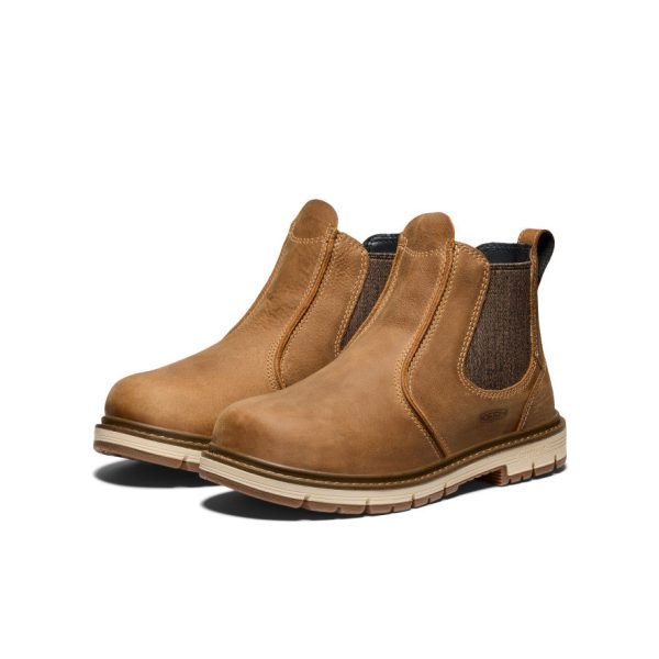Women's San Jose Chelsea 90° Heel Boot (Soft Toe) | Belgian/Gum
